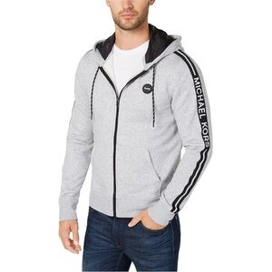 Michael Kors Gray Zip-Up Men's Sweater